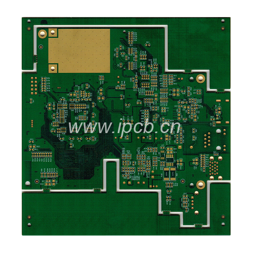 六層綠油沉金板