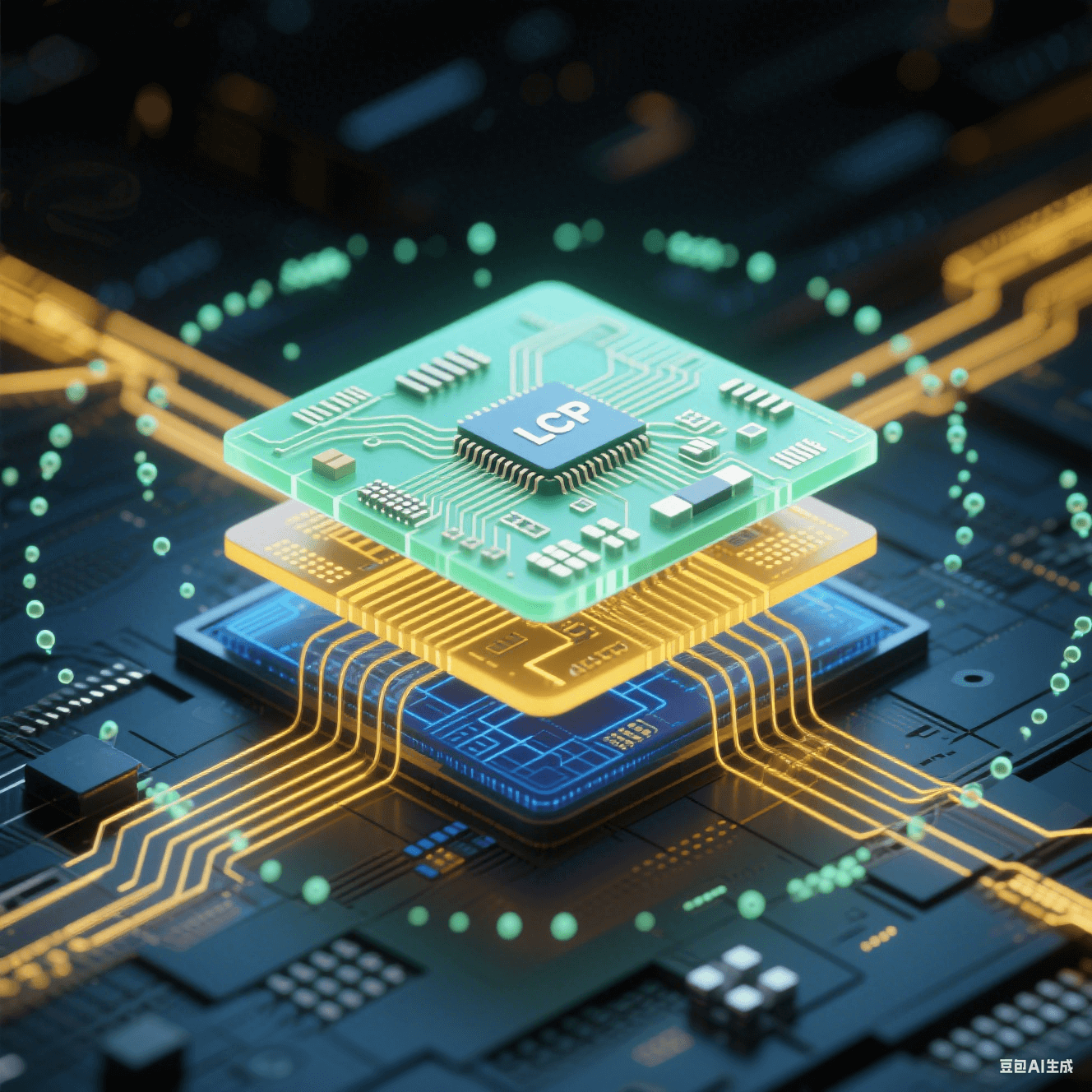 電子顯微鏡下的梯度介電層