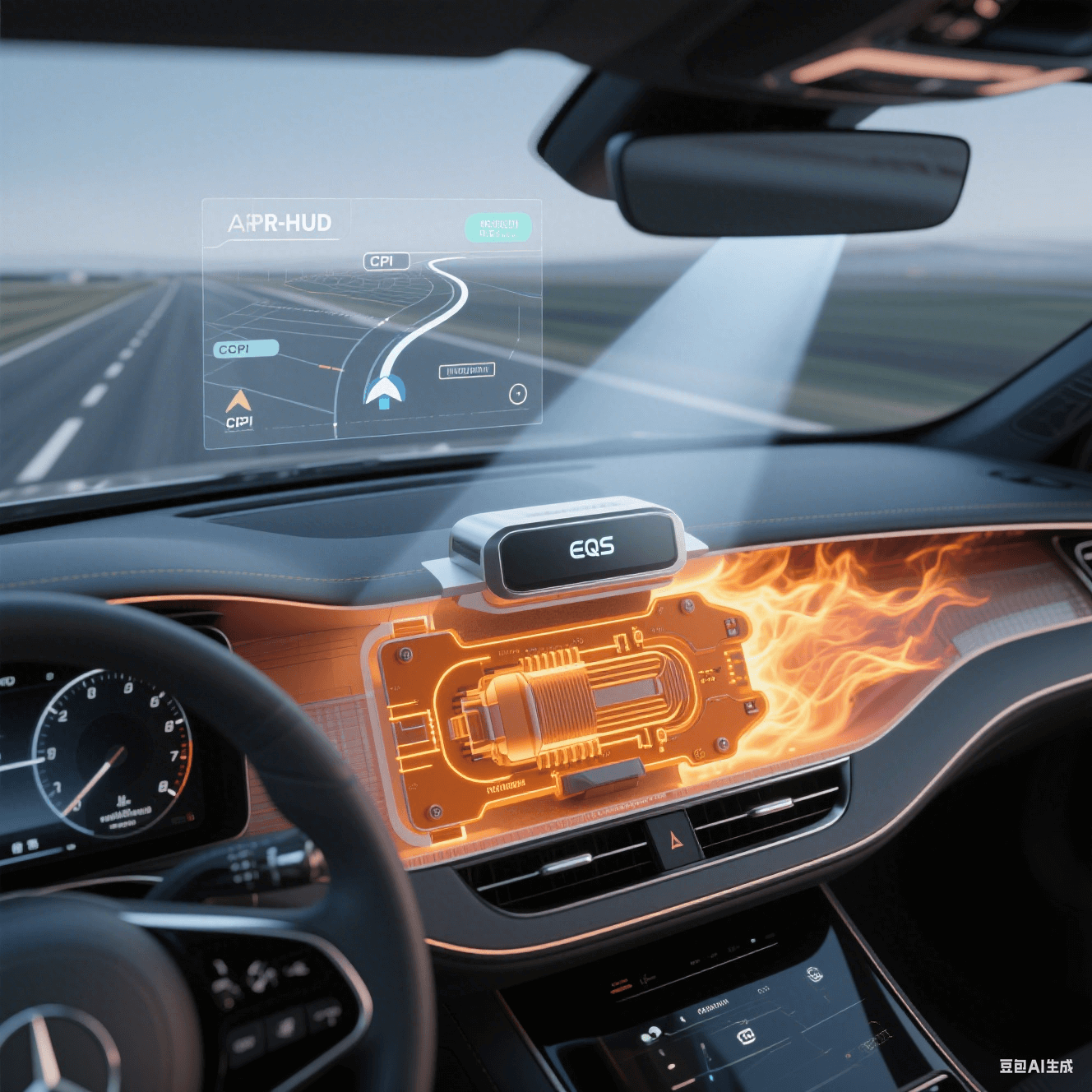 汽車(chē) AR-HUD 系統(tǒng)核心：耐 150℃高溫 CPI 基板支撐曲面觸控屏與即時(shí)投影響應(yīng)