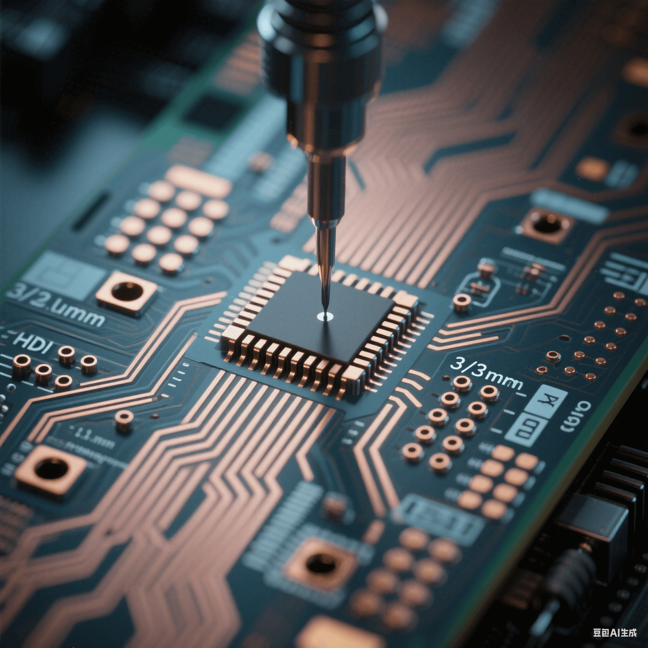 域控制器HDI板：0.1mm激光微孔+3μm線寬實現(xiàn)任意層互連