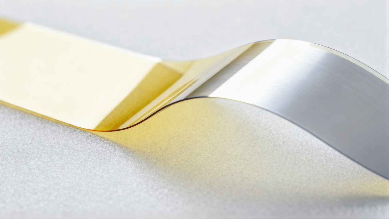 柔性PCB與菲林適配場景，展示可彎折基材與高精度菲林的貼合效果，用于智能穿戴設(shè)備制造