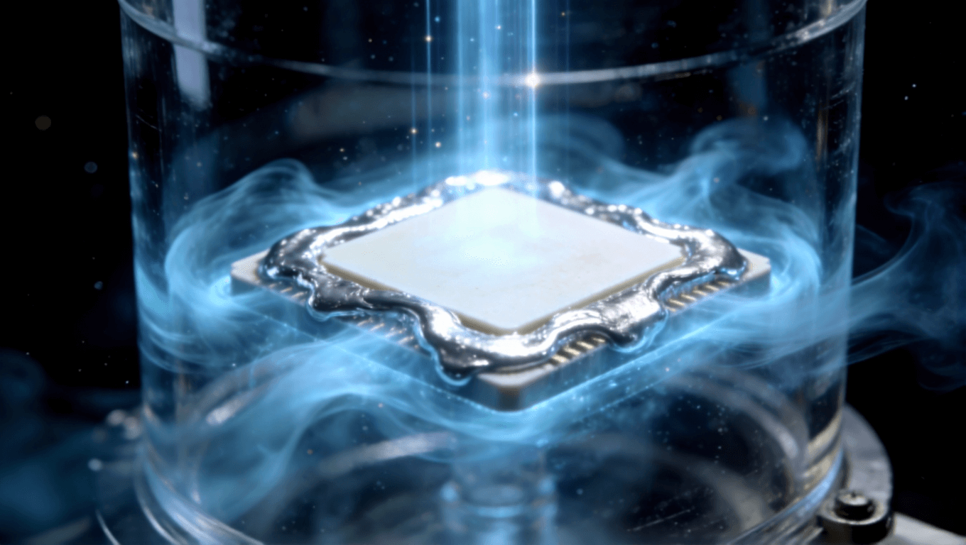 真空惰性氣體保護下的陶瓷基板焊接場景，表現(xiàn)氛圍控制對焊接質(zhì)量的重要性