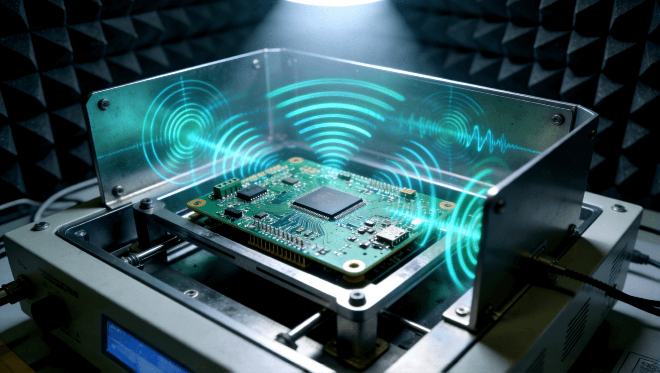 PCB電磁兼容測試場景抽象示意圖