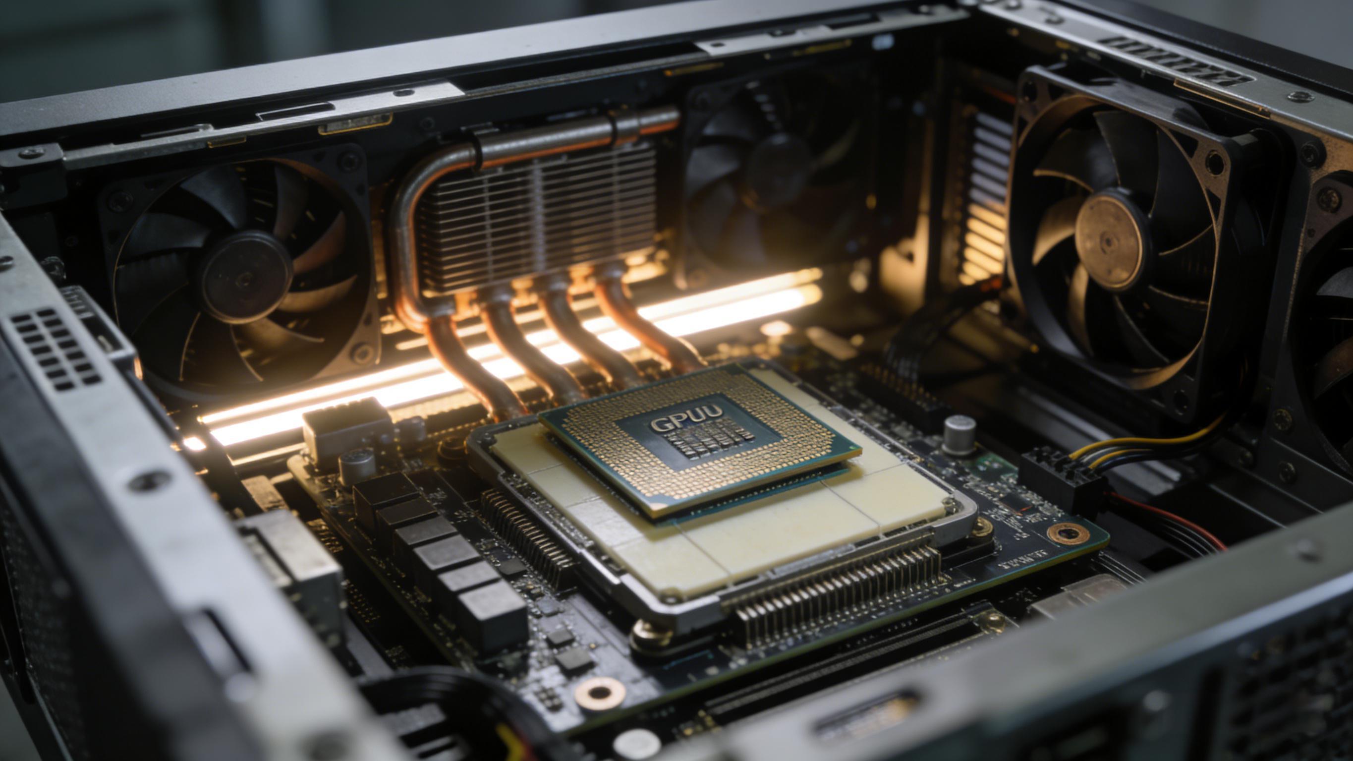 AI算力芯片采用覆銅陶瓷基板進(jìn)行封裝與散熱示意圖