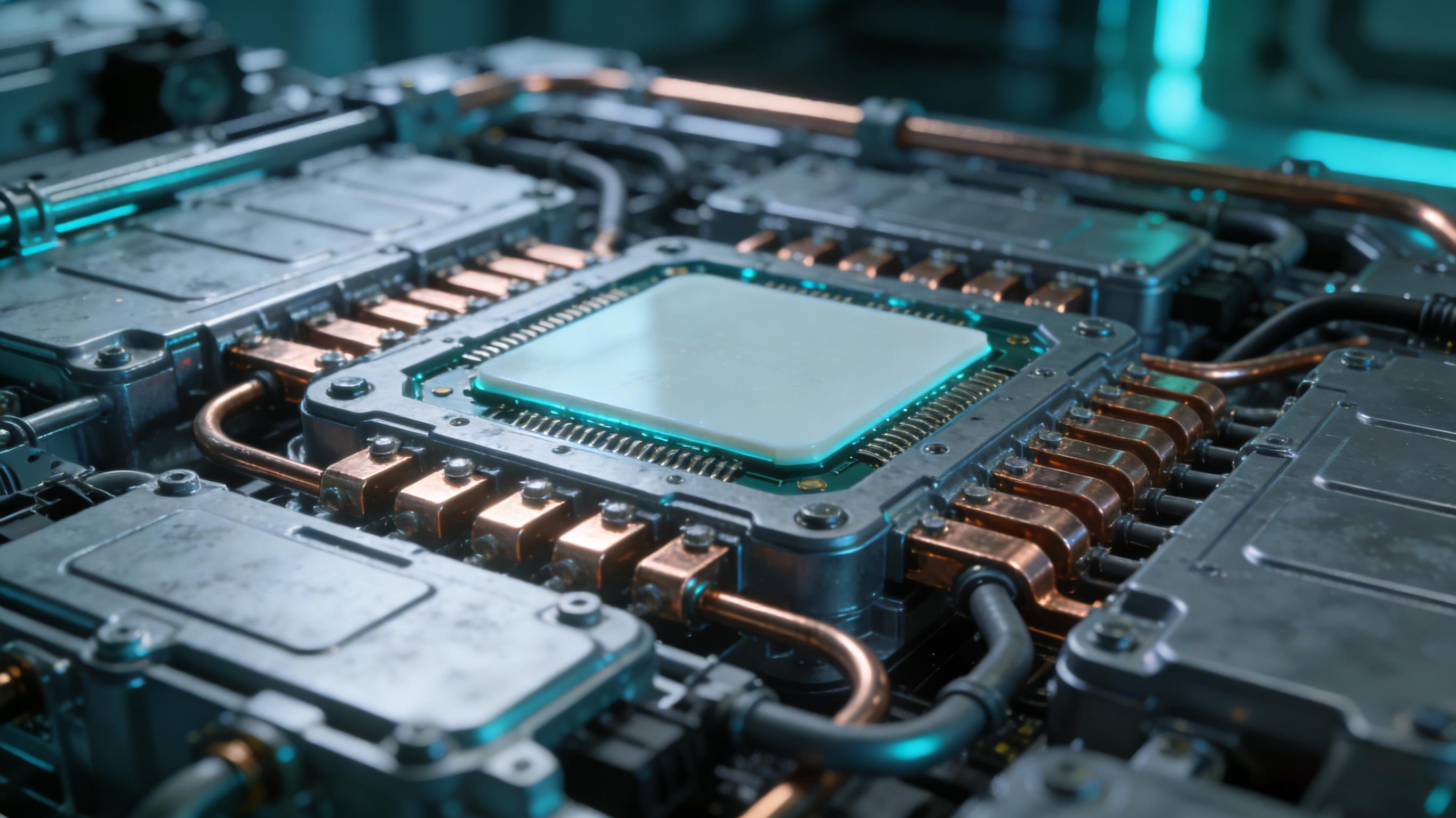 800V新能源汽車逆變器采用覆銅陶瓷基板散熱結(jié)構(gòu)圖